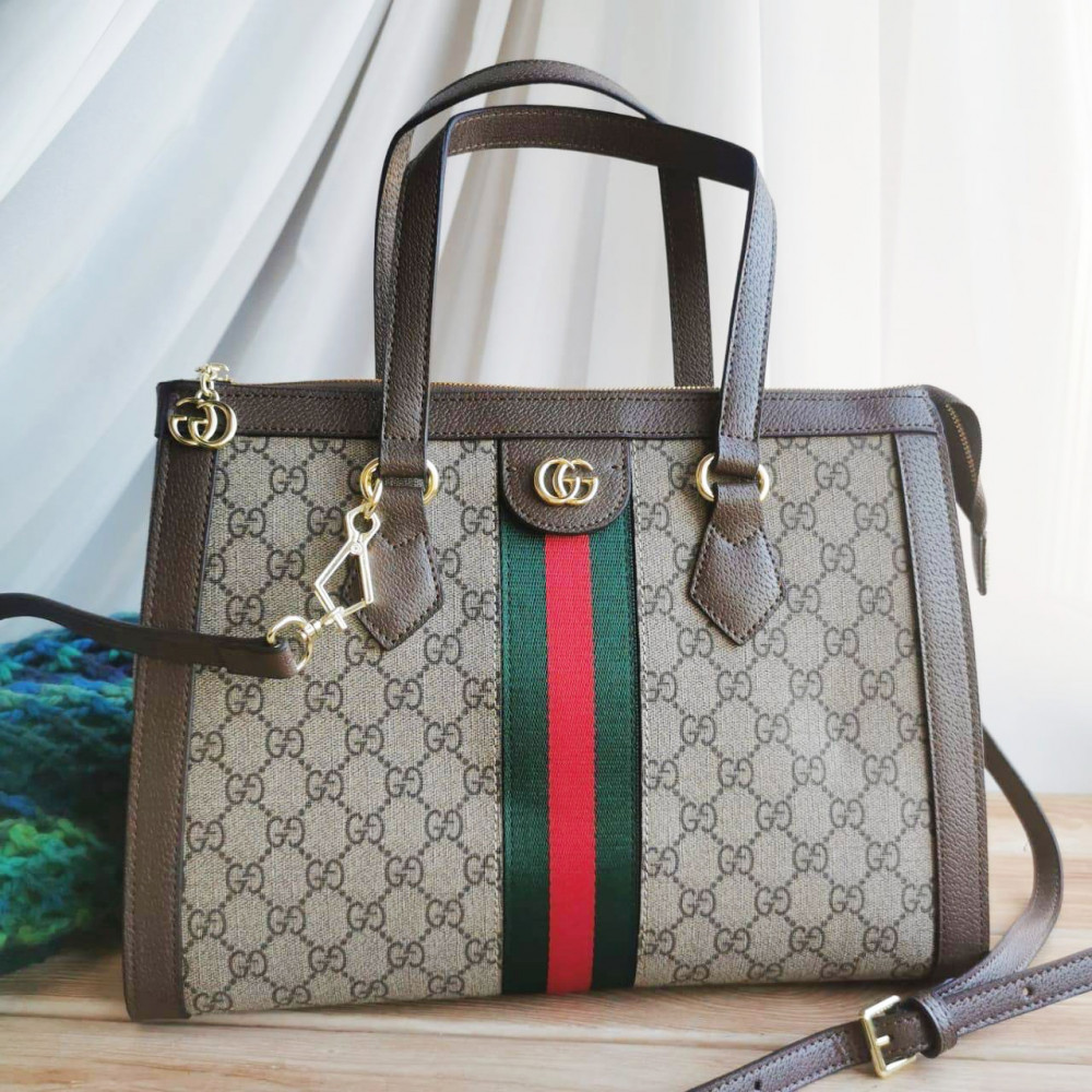 Сумка Gucci Ophidia medium "Brown"