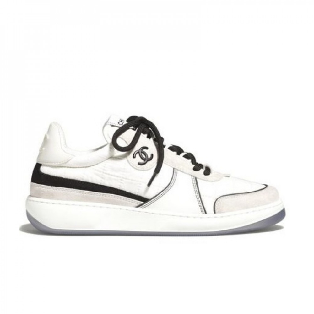 Кроссовки Chanel Suede Calfskin & Calfskin "Grey/White" Кроссовки Chanel Suede Calfskin & Calfskin "Grey/White"