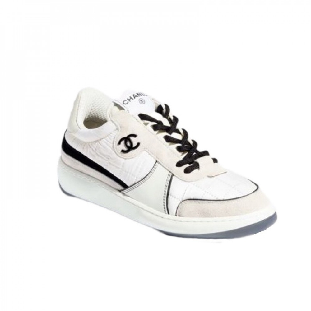 Кроссовки Chanel Suede Calfskin & Calfskin "Grey/White" Кроссовки Chanel Suede Calfskin & Calfskin "Grey/White"
