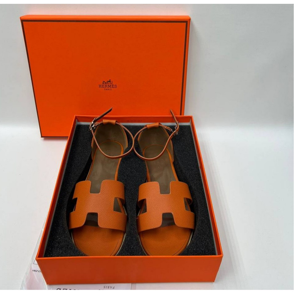 Cандалии Hermes Santorini "Rust"