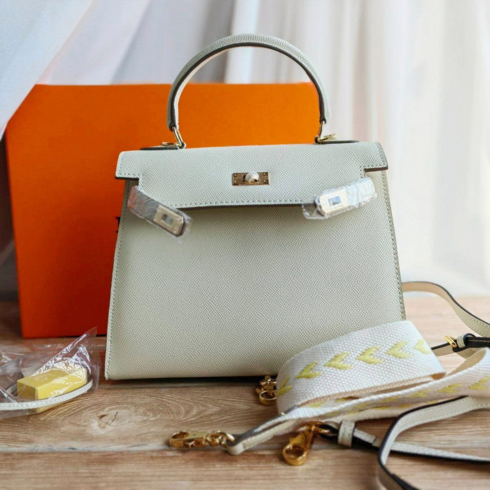 Сумка Hermes Kelly 25 "White"