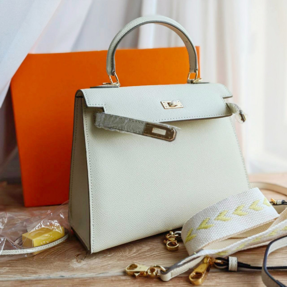 Сумка Hermes Kelly 25 "White"