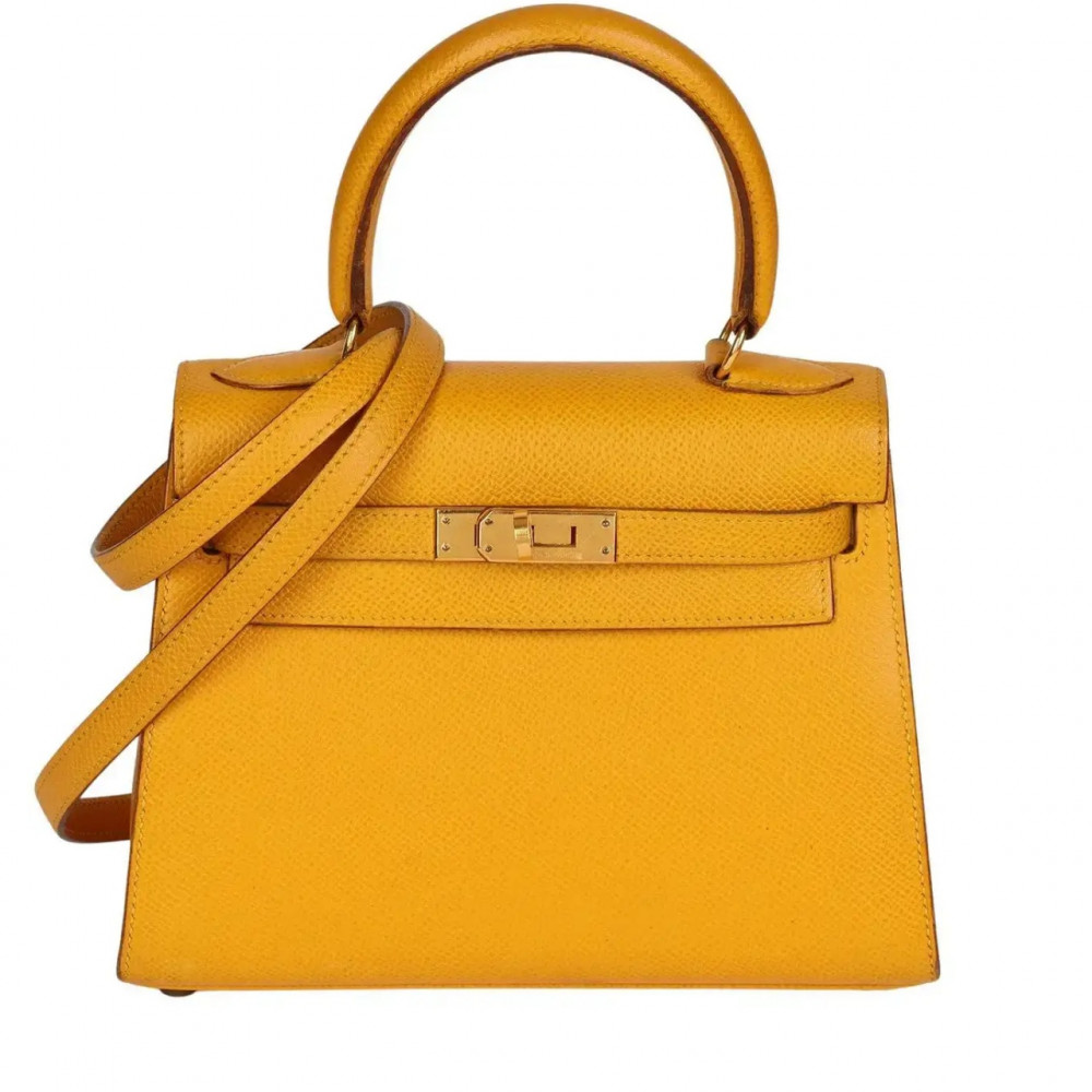 Сумка Hermes Kelly 25 "Yellow"