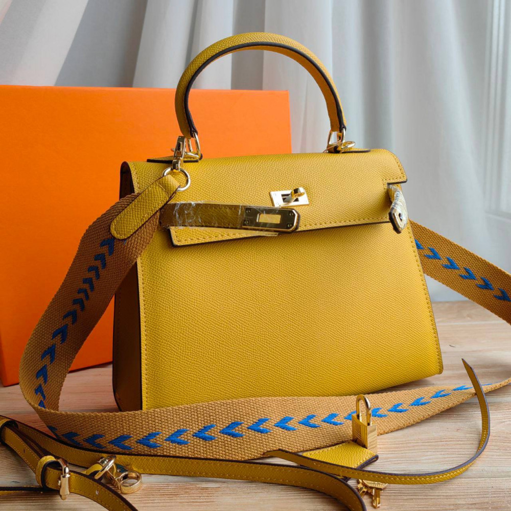 Сумка Hermes Kelly 25 "Yellow"