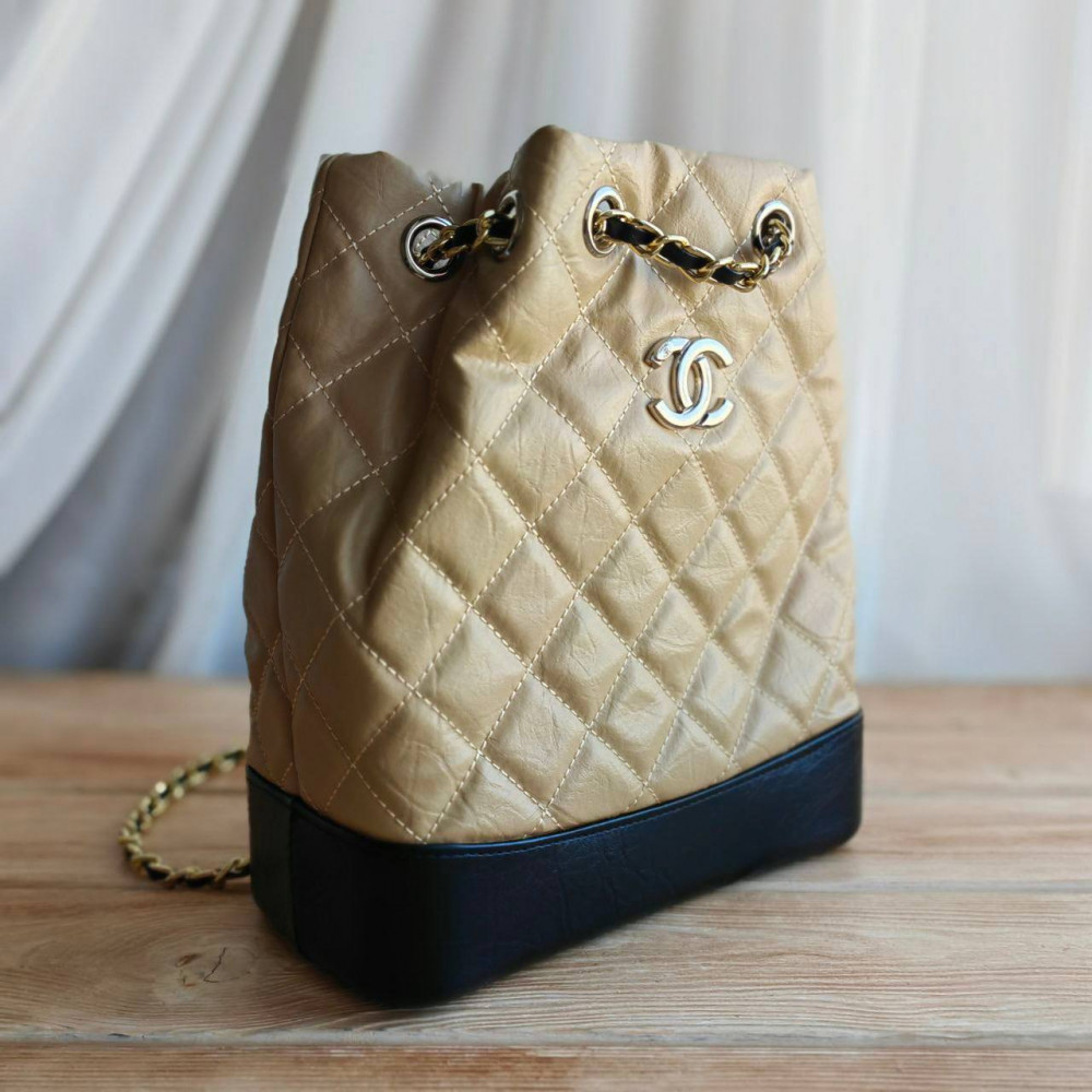Рюкзак  Chanel Gabrielle "Beige/Black"