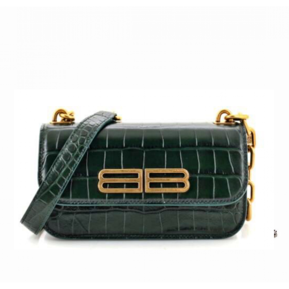 Сумка Balenciaga Crocodile "Dark Green"