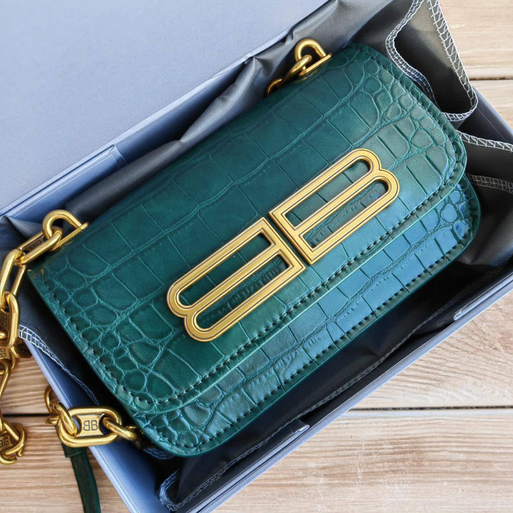 Сумка Balenciaga Crocodile "Dark Green"