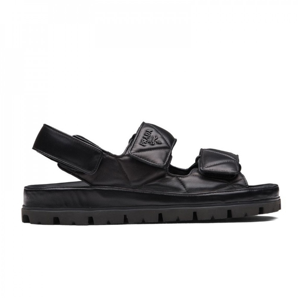 Сандалии  Prada Padded Nappa "Black"