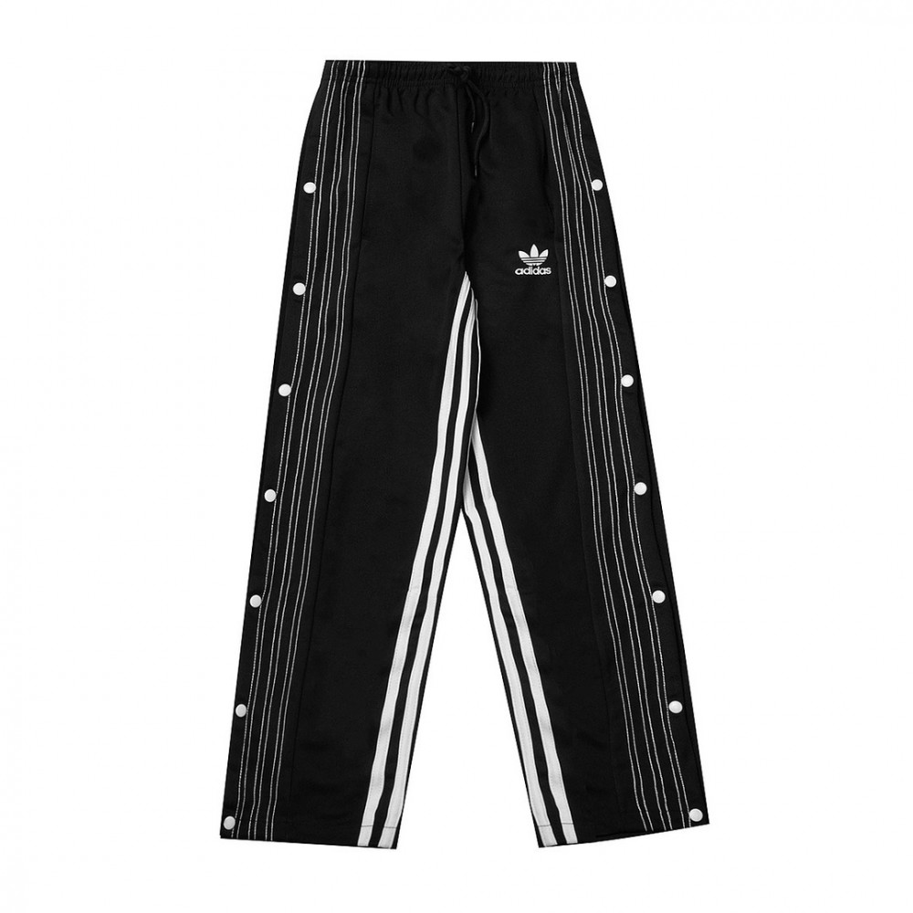 Штаны прямые Adidas "Black"