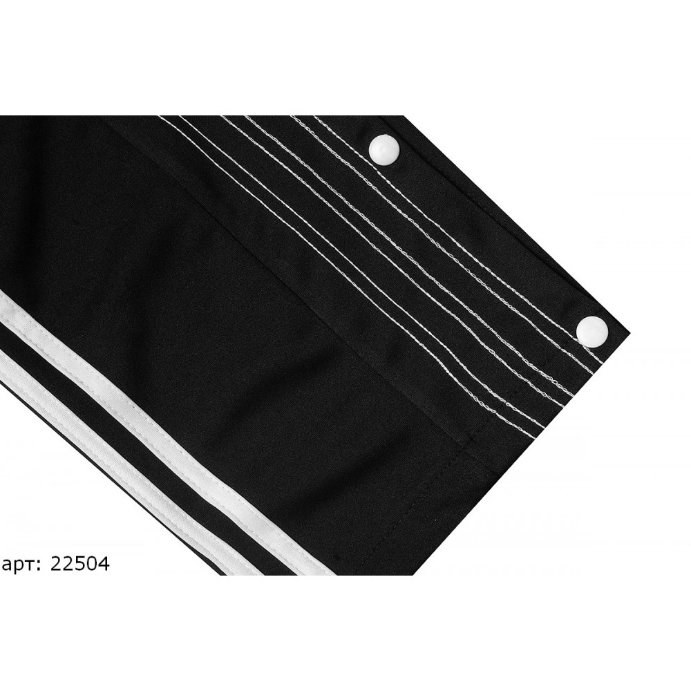 Штаны прямые Adidas "Black"