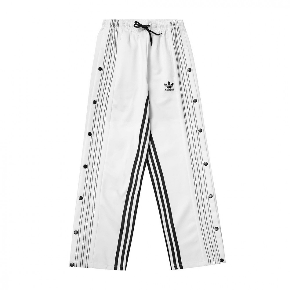 Штаны прямые Adidas "White"