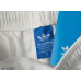 Штаны прямые Adidas "White"