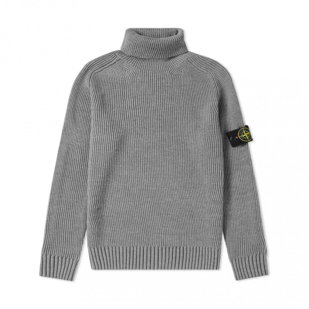 Свитер водолазка Stone Island "Grey"