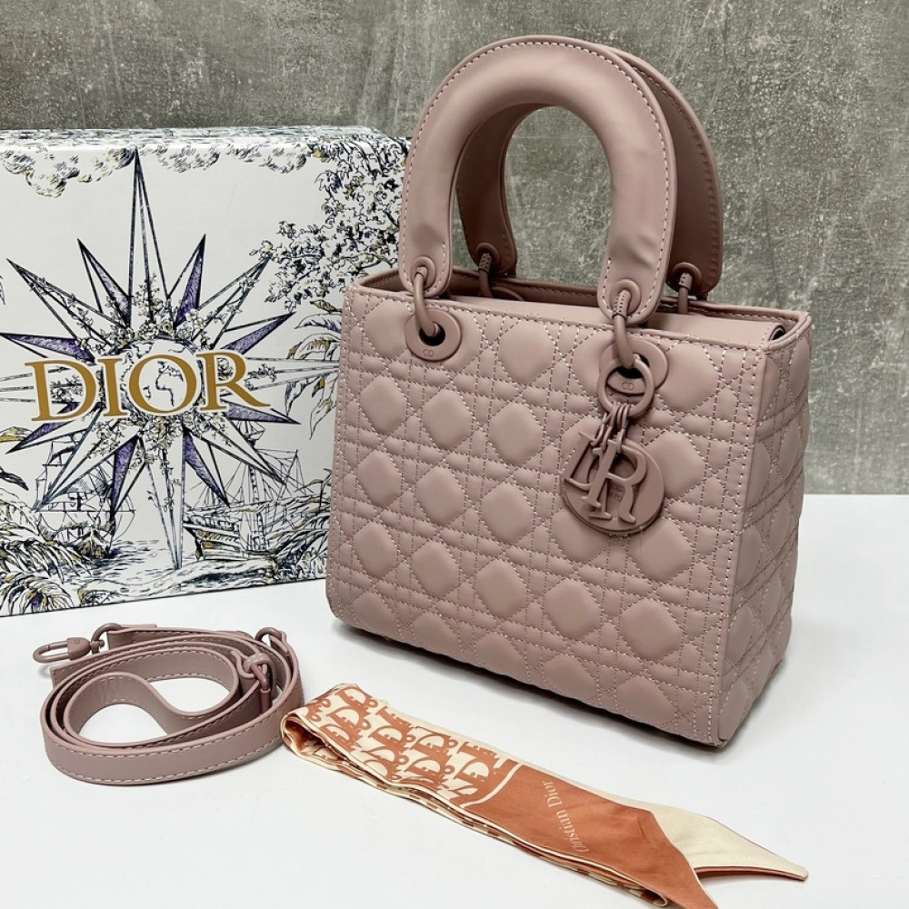 Сумка Christian Dior Lady-D "All Pink"