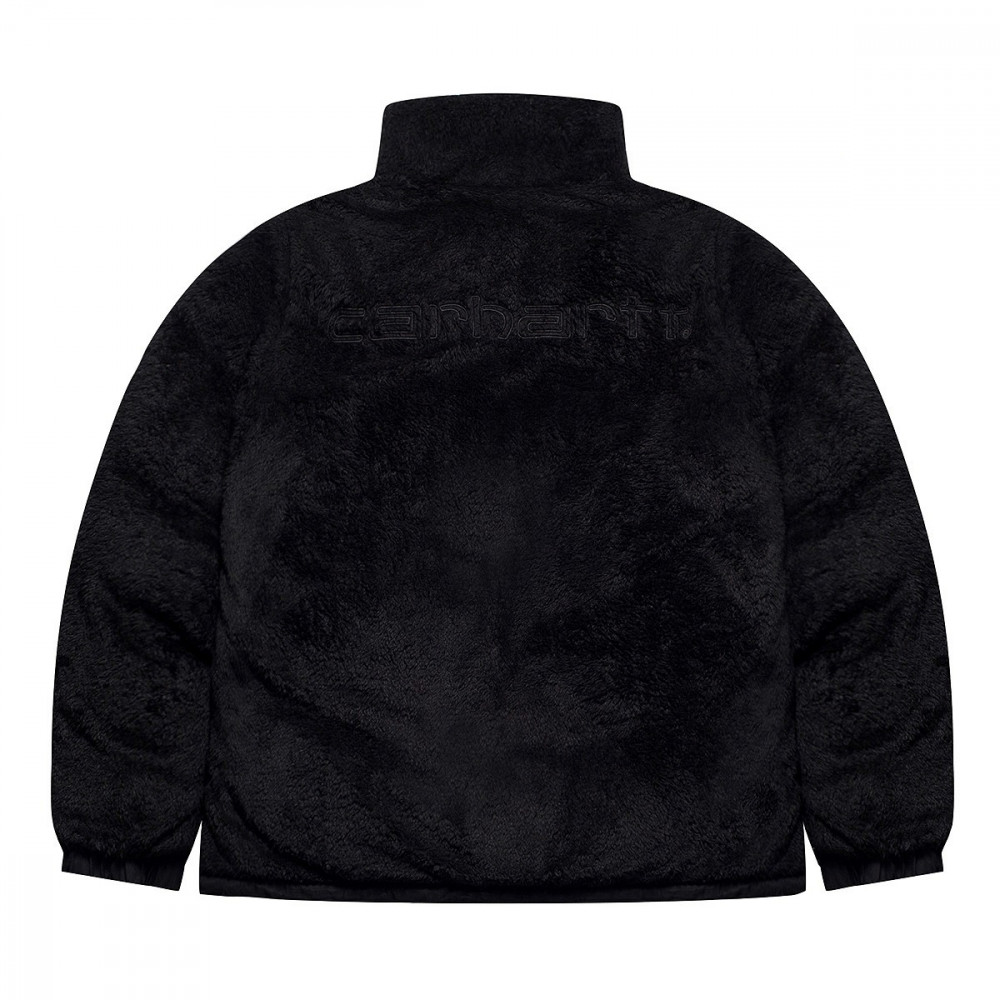 Куртка двухсторонняя Carhartt "Black" шерпа