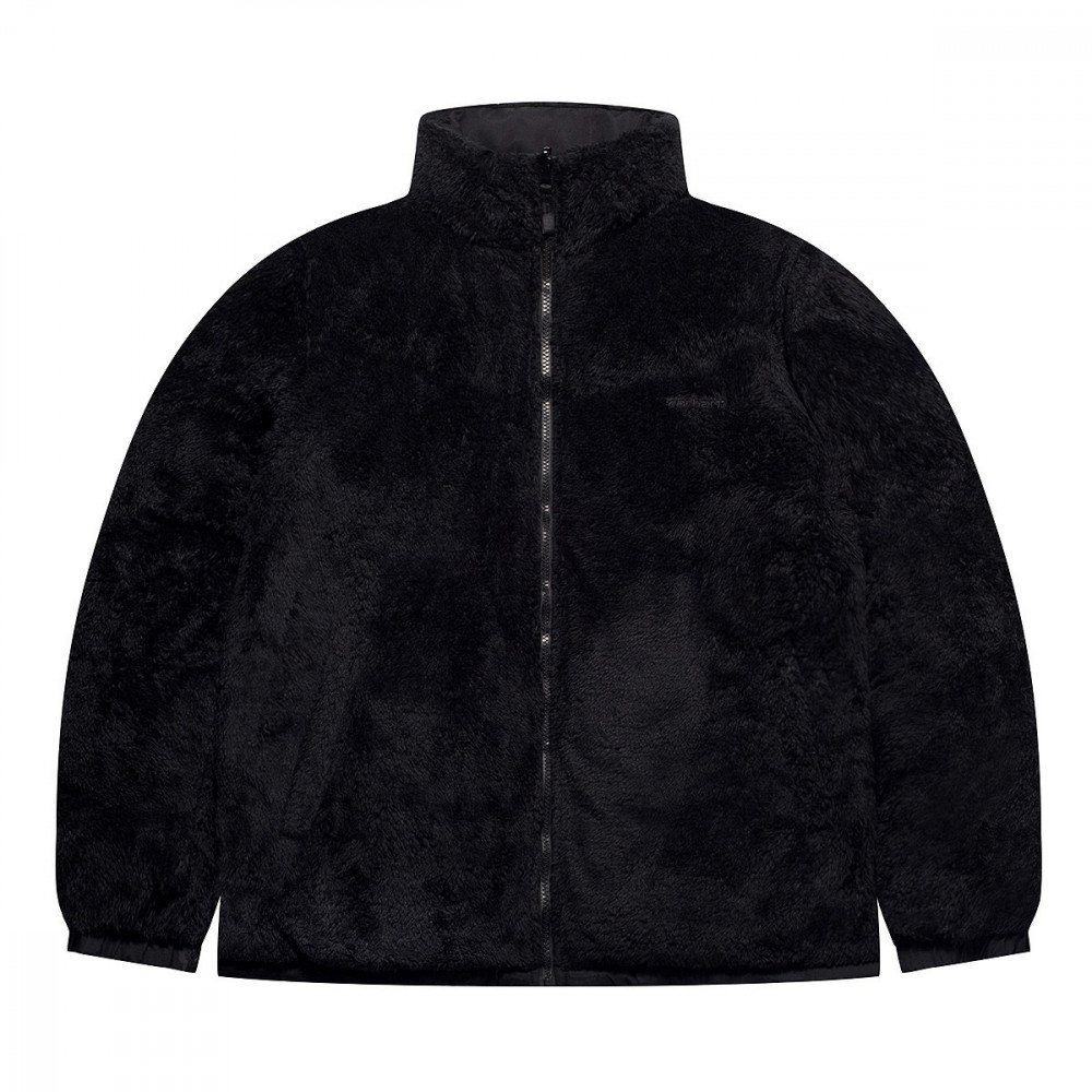 Куртка двухсторонняя Carhartt "Black" шерпа