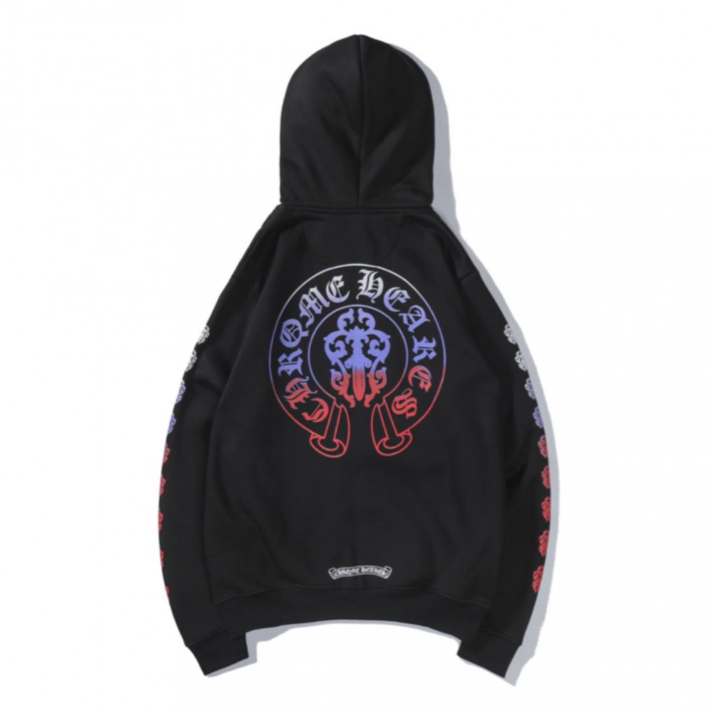 Зип- худи Chrome Hearts "Black/Multicolor"