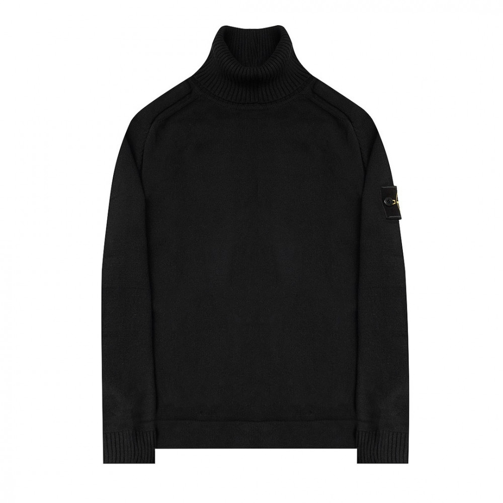 Свитер водолазка Stone Island "Black"