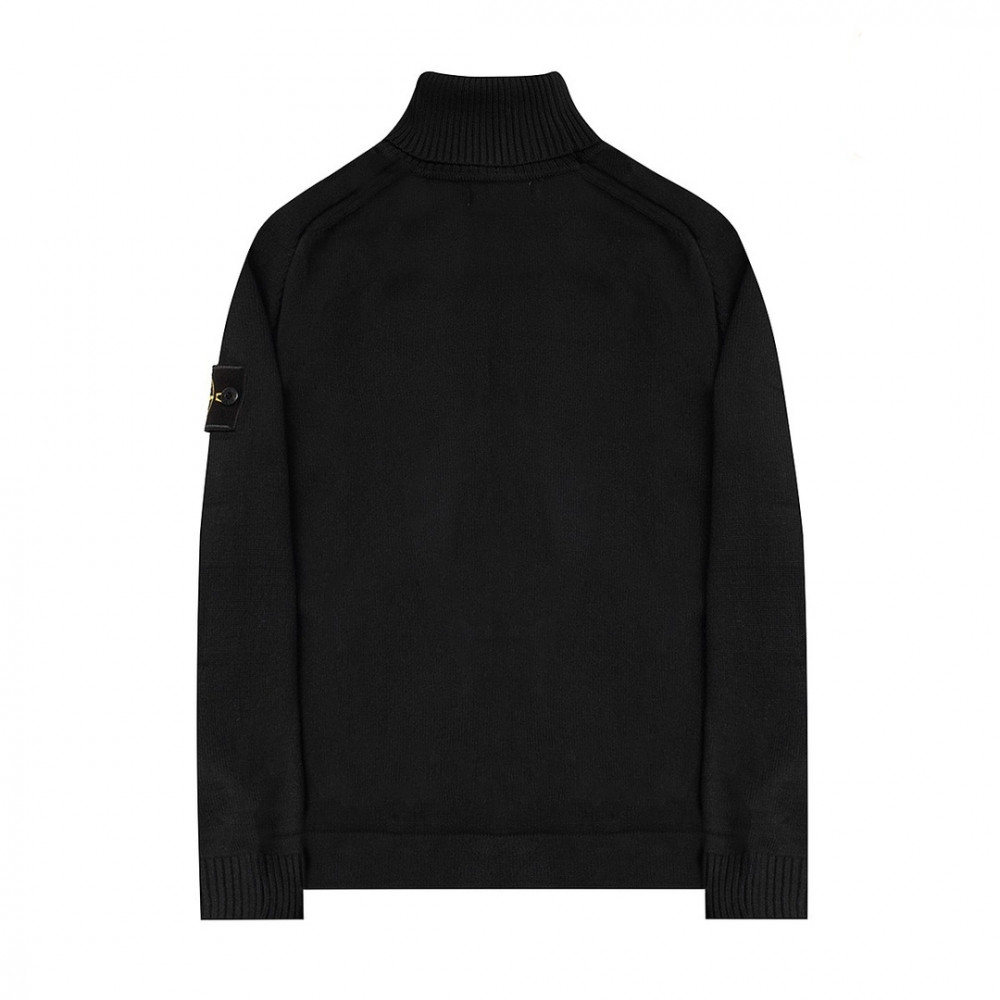 Свитер водолазка Stone Island "Black"