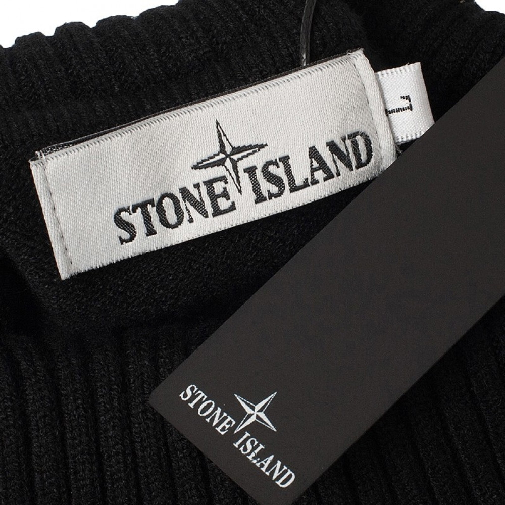Свитер водолазка Stone Island "Black"