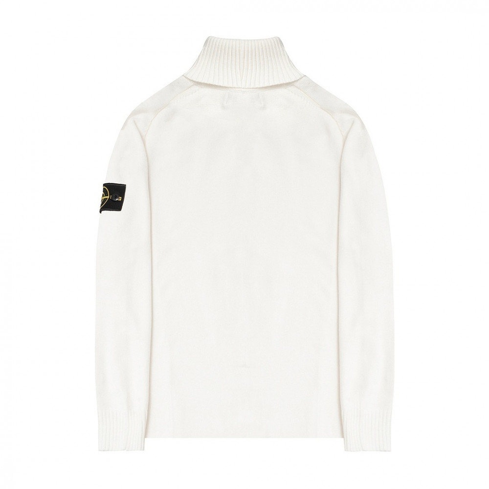 Свитер водолазка Stone Island "White"