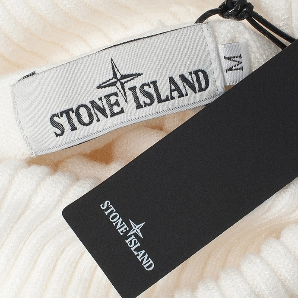 Свитер водолазка Stone Island "White"