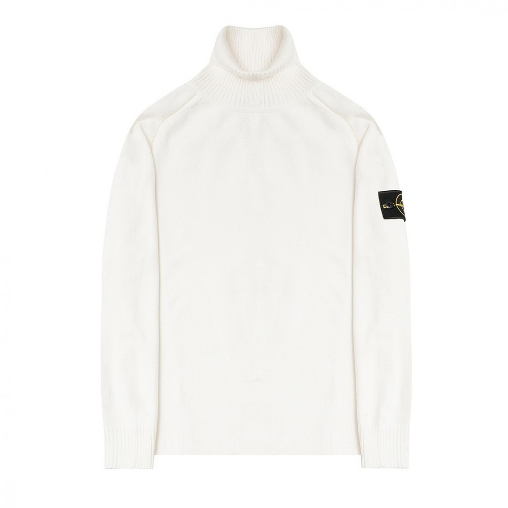 Свитер водолазка Stone Island "White"