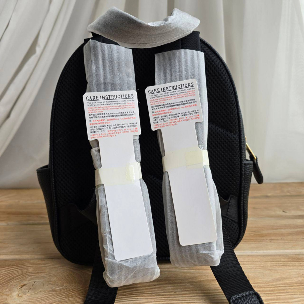 Рюкзак Coach Mini Court Backpack "Black/Gold"