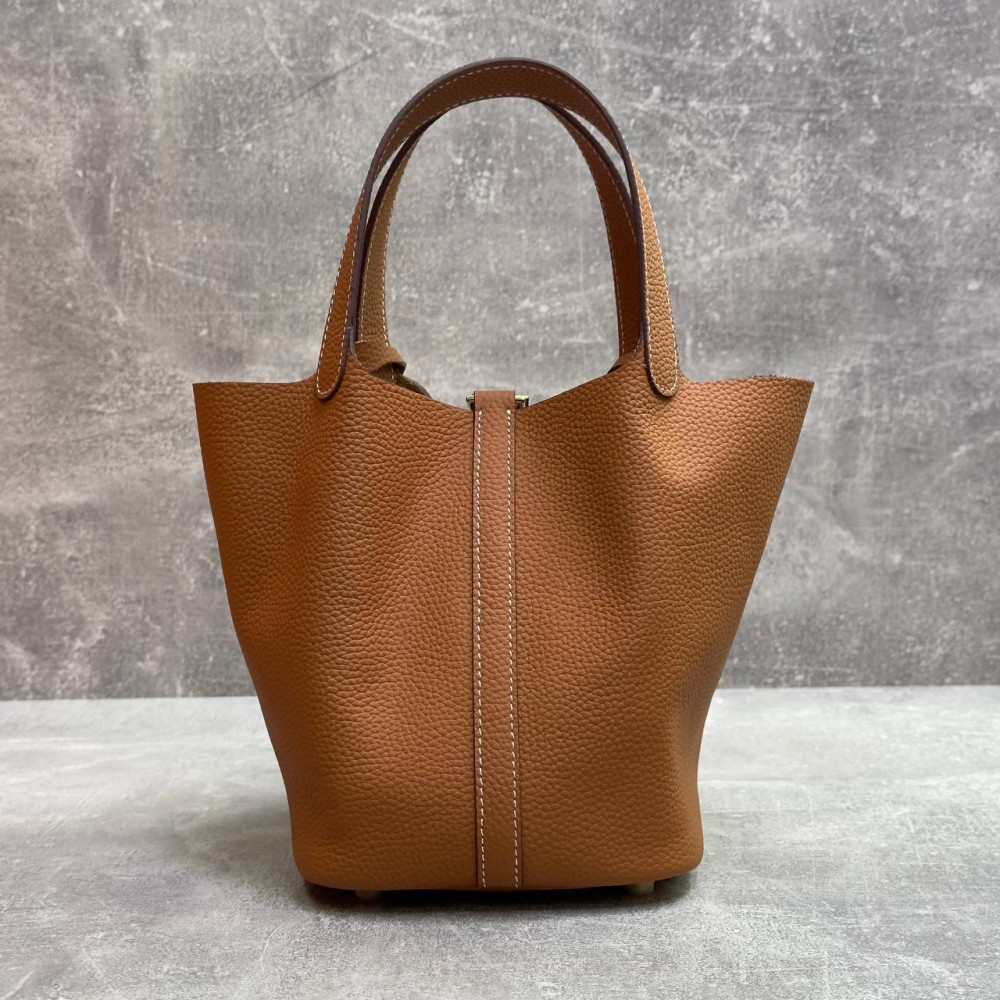 Сумка Hermes Picotin Lock 22 "Brown"