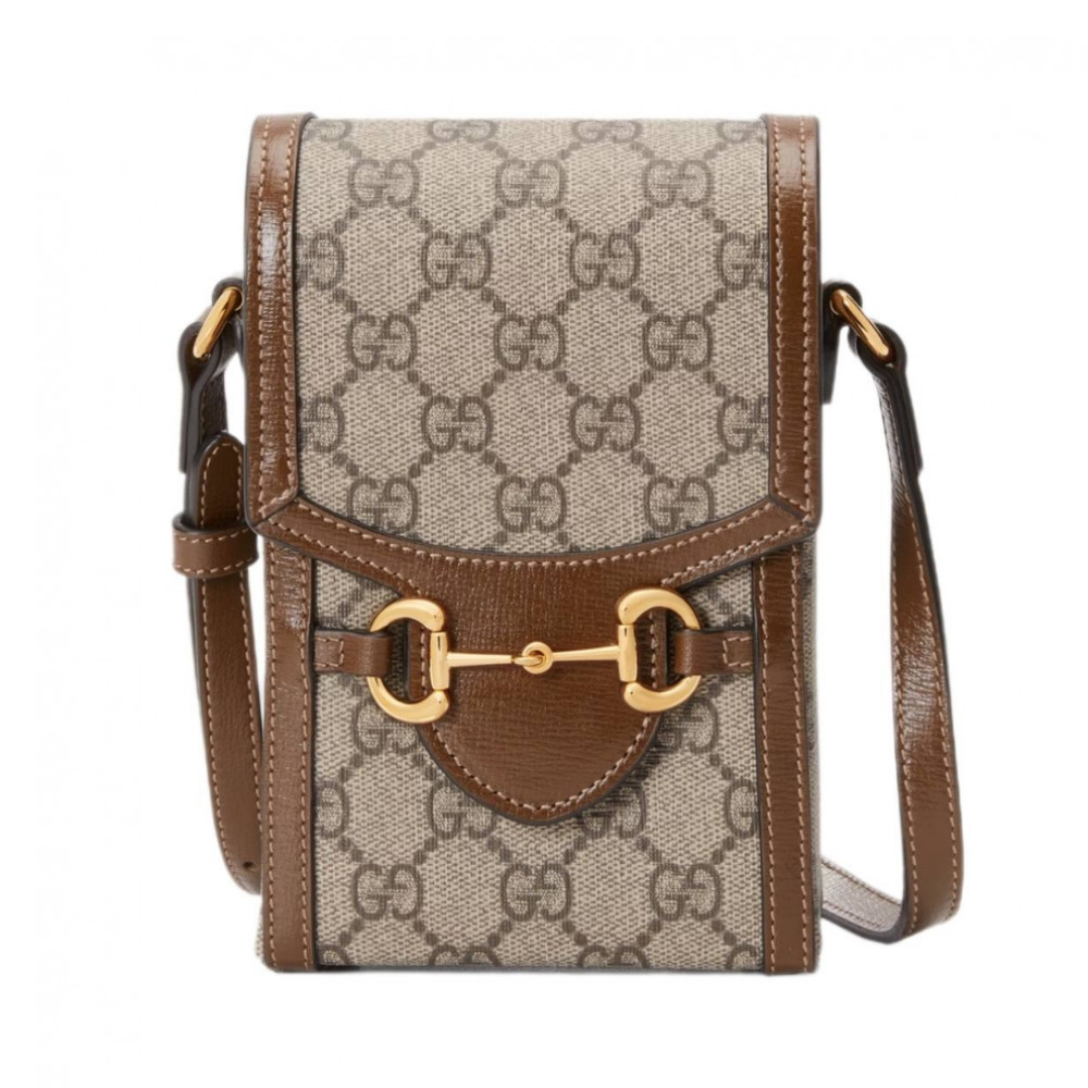 Сумка Gucci Horsebit 1955 Mini Bag "Brown"