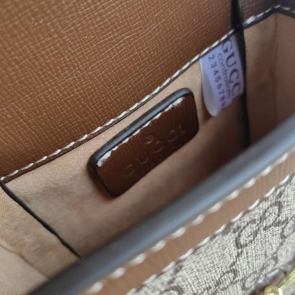 Сумка Gucci Horsebit 1955 Mini Bag "Brown"