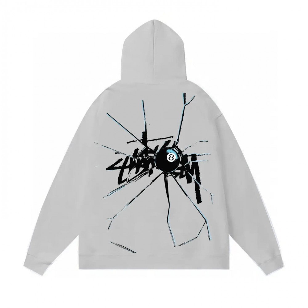 Худи Stussy "Grey Milange"