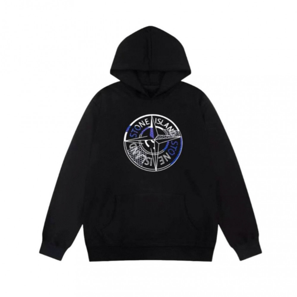 Худи Stone Island ss 24 "All Black"