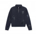 Кофта полузамок Chrome Hearts "Black"