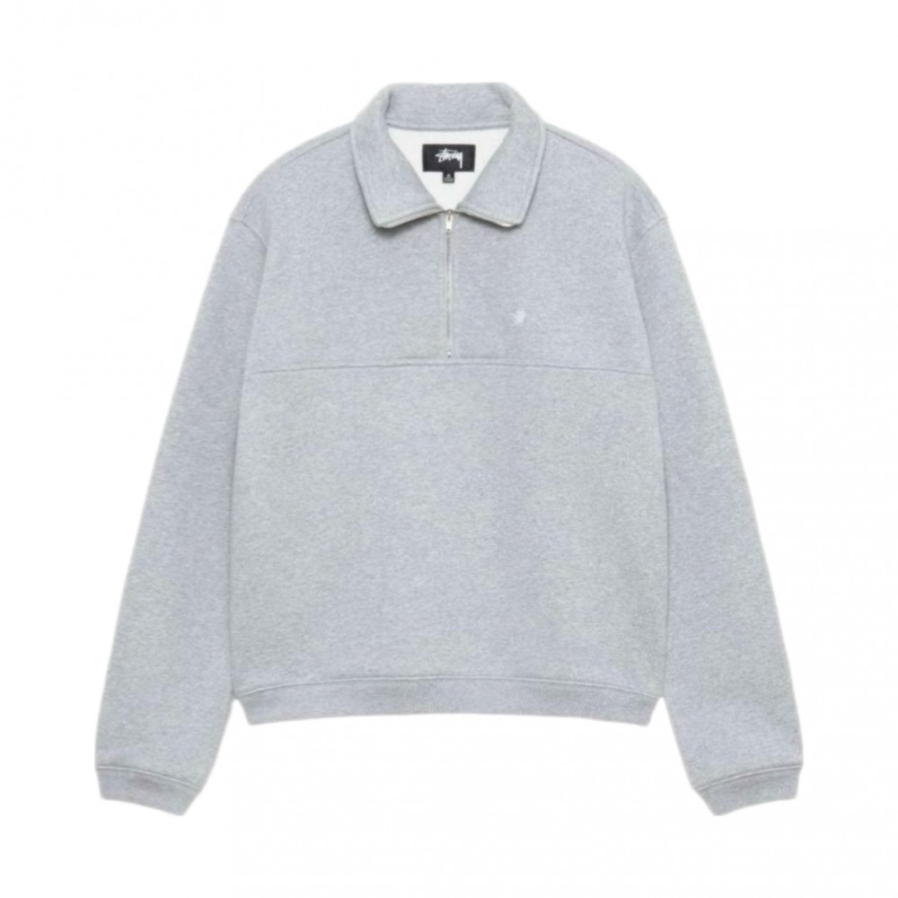 Кофта полузамок Stussy "Grey"