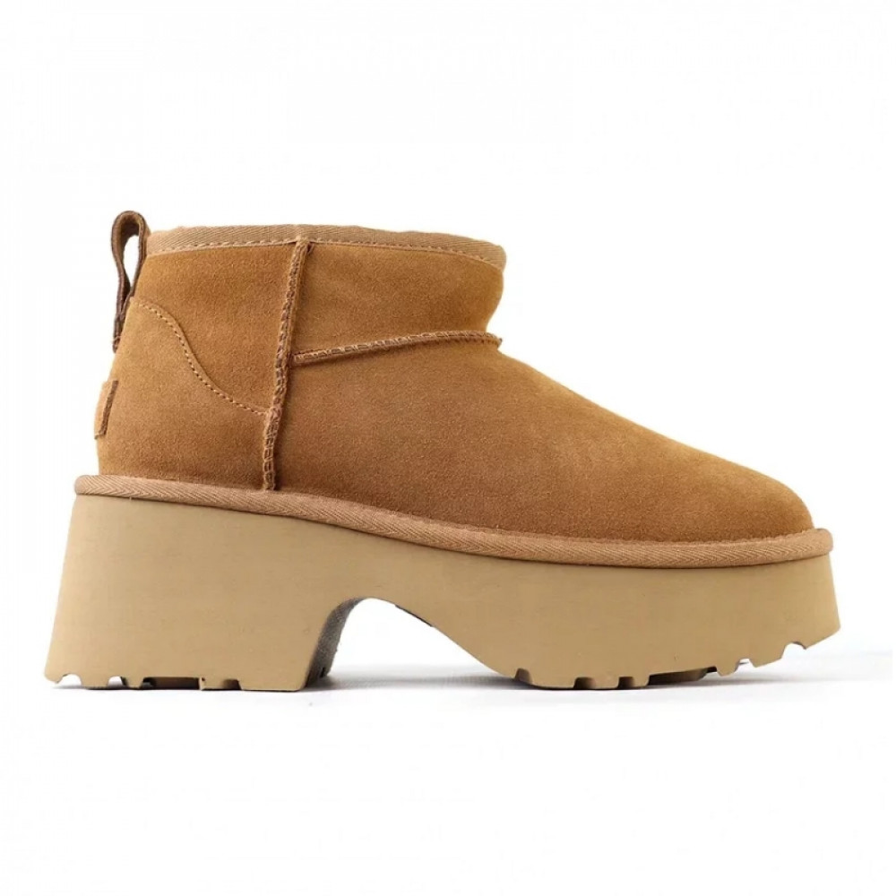 Угги UGG Ultra Mini New Heights "Chestnut"