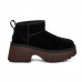 Угги UGG Ultra Mini New Heights "Black" Угги UGG Ultra Mini New Heights "Black"