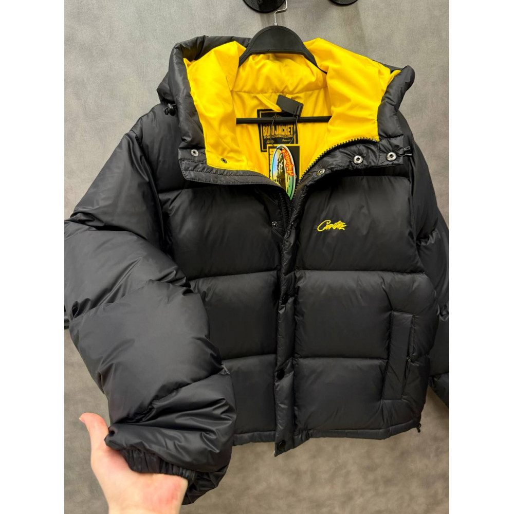 Пуховик Corteiz Bolo v2 "Black" Premium