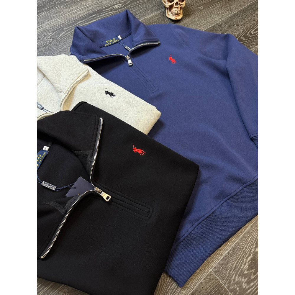 Кофта полузамок PRL "Grey Milange"