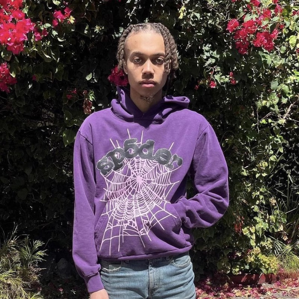 Худи Sp5der "Purple"