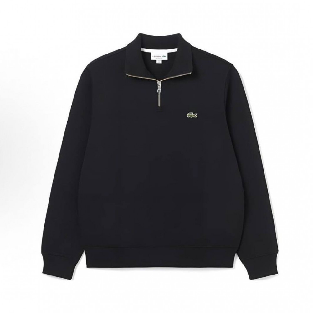 Кофта полузамок Lacoste "Black"