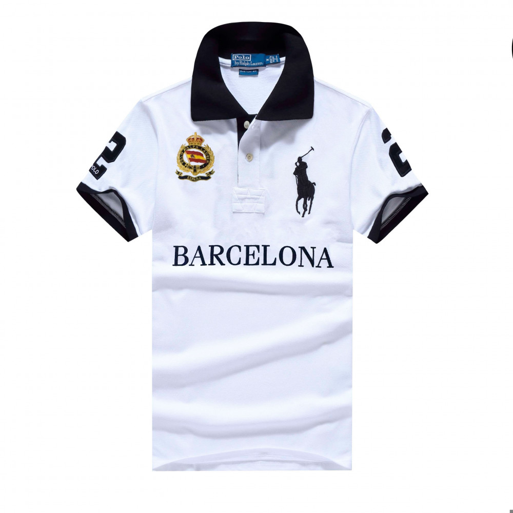 Футболка - поло PRL Barcelona 2 "White"