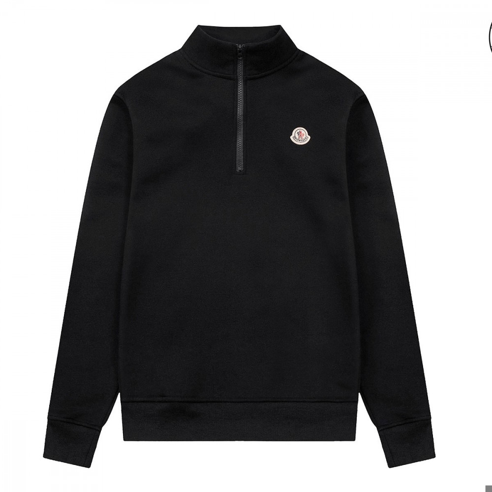 Кофта полузамок Moncler "Black"
