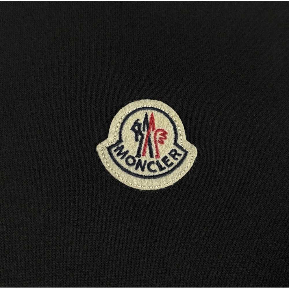 Кофта полузамок Moncler "Black"