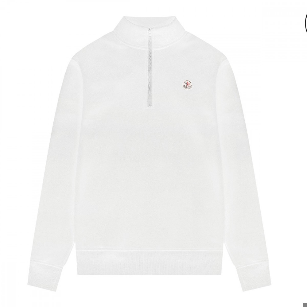 Кофта полузамок Moncler "White"