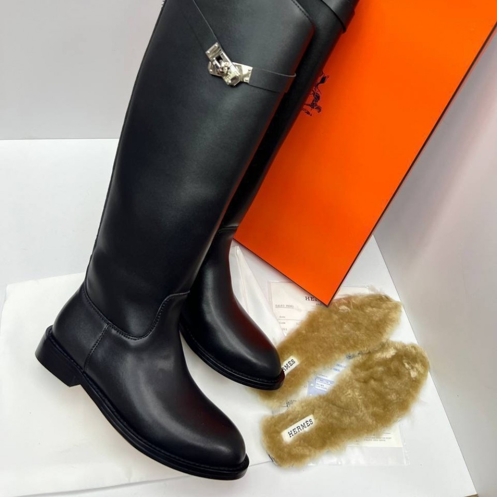 Сапоги Hermes Jumping Boot "Black" Сапоги Hermes Jumping Boot "Black"