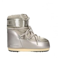 Дутики Moom Boot "Silver/White"