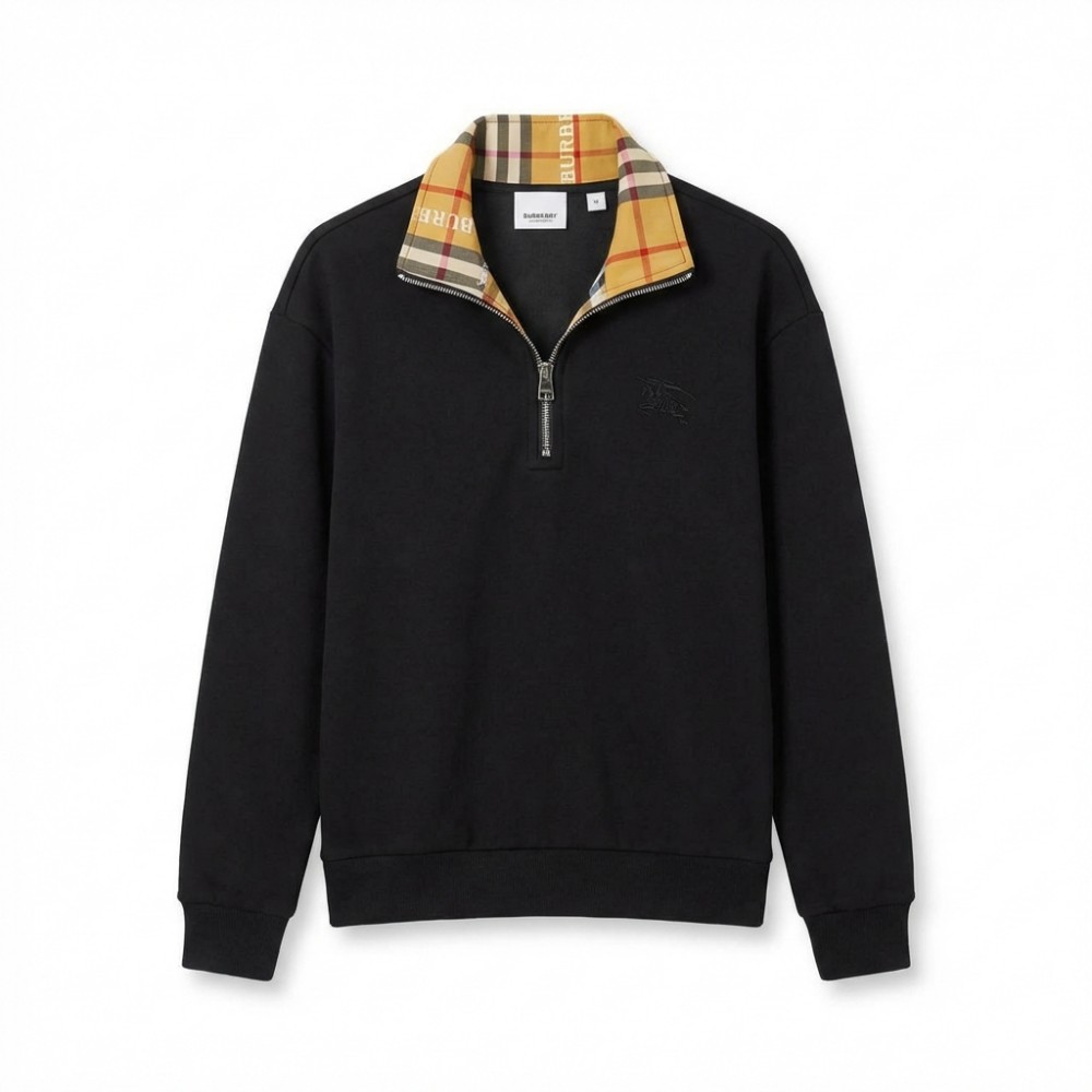 Кофта полузамок Burberry "Black"