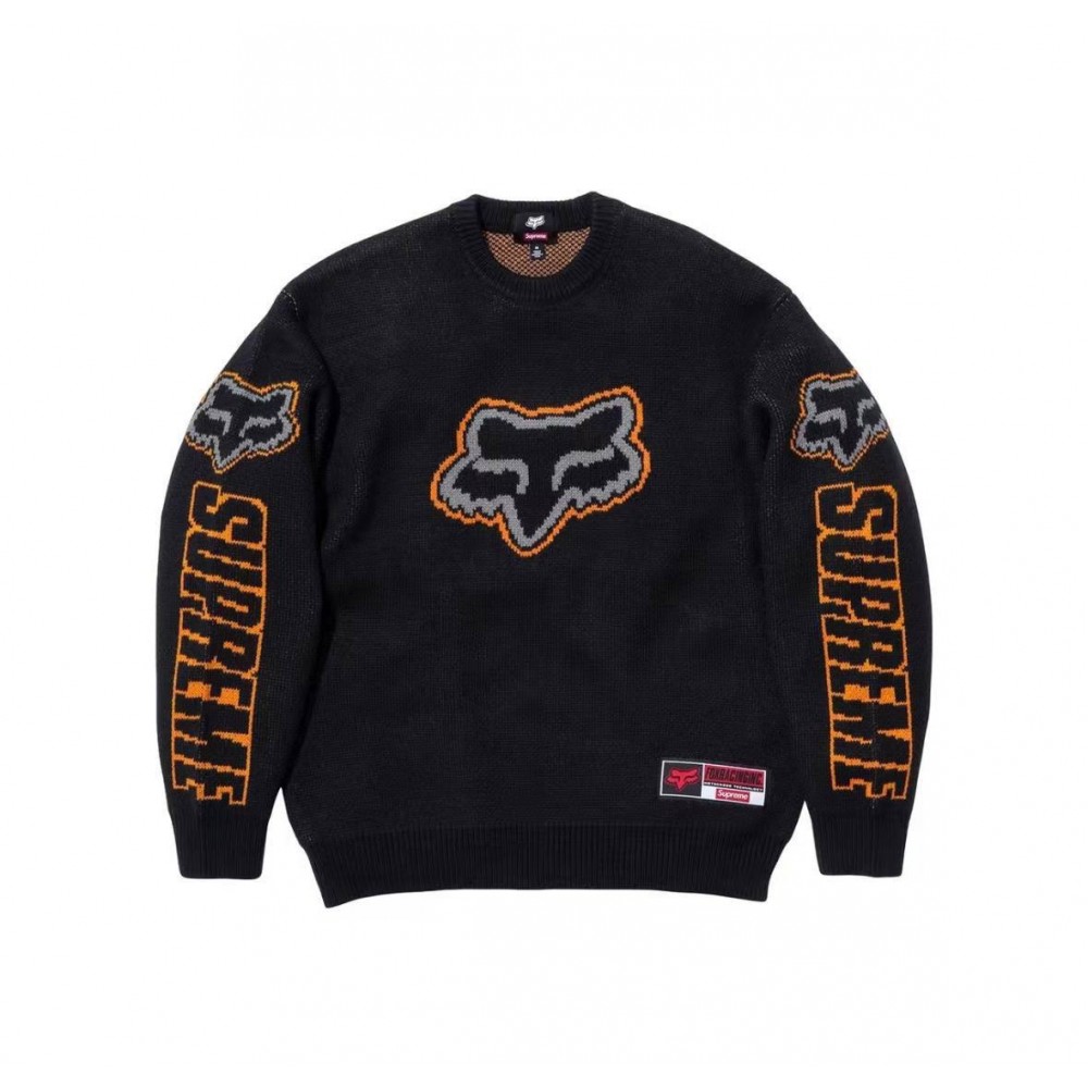 Свитер Supreme x Fox Racing "Black"