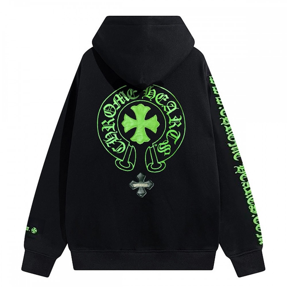 Худи Chrome Hearts "Black/Green"